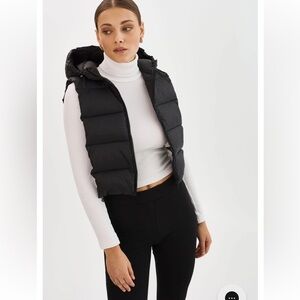 Lamarque DELMA | QUILTED NYLON DICKEY Down Puffer Best XS/S Black